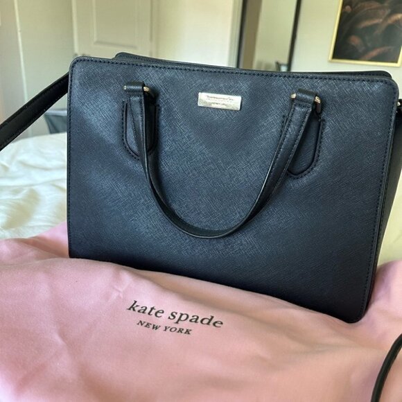 Kate Spade Perry Leather Medium Satchel​​ - Picture 1 of 4